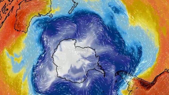 A sharp southerly change looks set to move up the country on Friday. Photo / NIWA