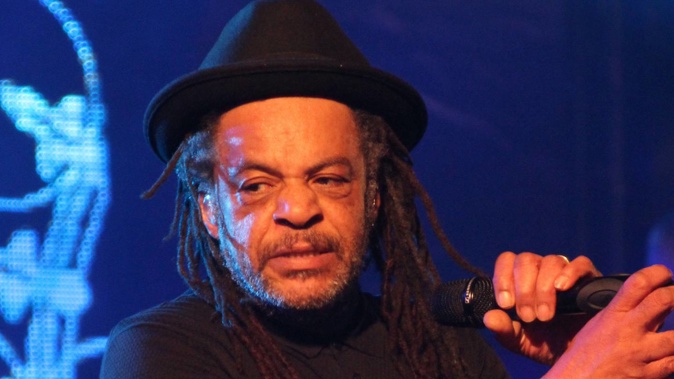 Original UB40 member Astro sporting his trademark hat and dreads. (Photo / Peter de Graaf)