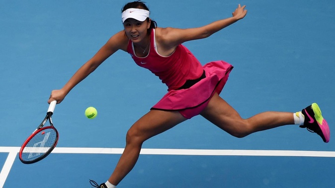 Peng Shuai of China. (Photo / Photosport)