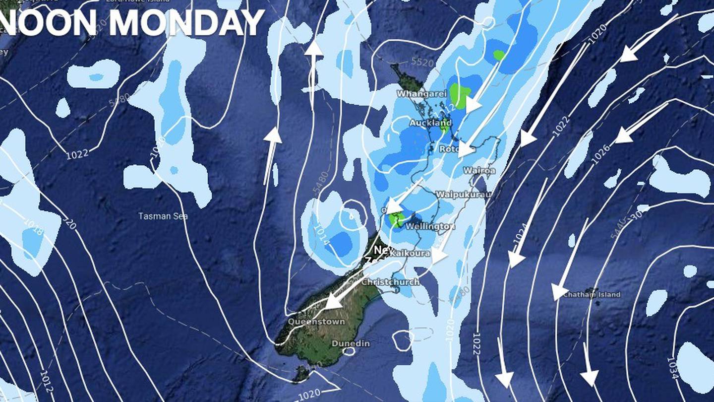 Heavy rain is expected to drench the upper North Island over Queen's Birthday weekend. (Photo / WeatherWatch)