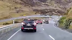 A ute driver was caught on dashcam footage almost colliding head-on with a car during a dangerous overtaking manoeuvre.