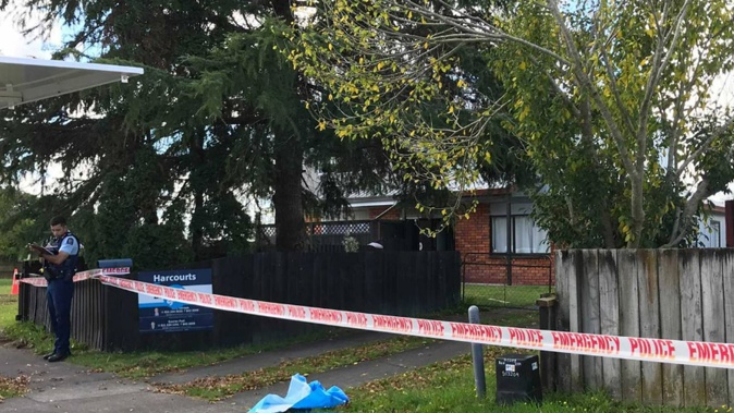 Police outside the Aileen Pl, Nawton, home where a 43-year-old man was murdered last year. Photo / Belinda Feek