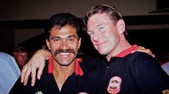 Bernie Fraser (left) in 1992. (Photo / Photosport)