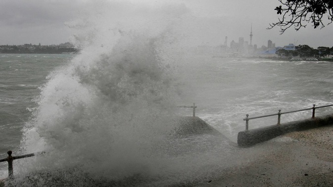 Devonport could see 80cm of sea level rise this century - reaching a threshold where once-in-100 year storms could be happening with every high tide. Photo / Nigel Marple