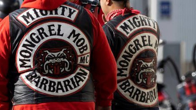 A regular Mongrel Mob Barbarians patch. Photo / NZME