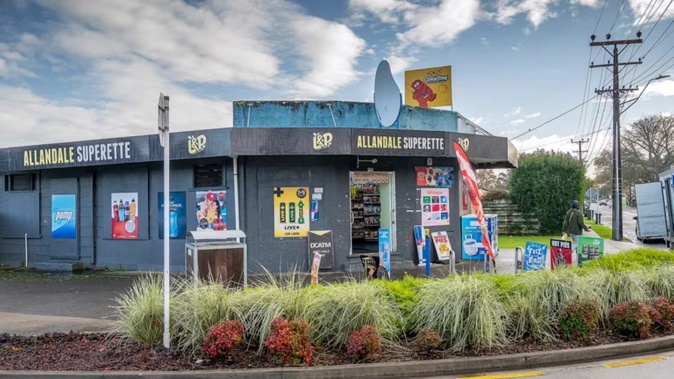 Allandale Superette in Whakatāne has been robbed multiple times while owned by Pawik Patel and his family. Photo / Troy Baker