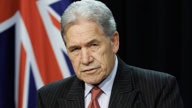 Foreign Affairs Minister Winston Peters spoke on the Cook Islands. Photo / Mark Mitchell