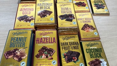 Police raid dairy, find Whittaker's chocolate blocks allegedly stolen from supermarket 