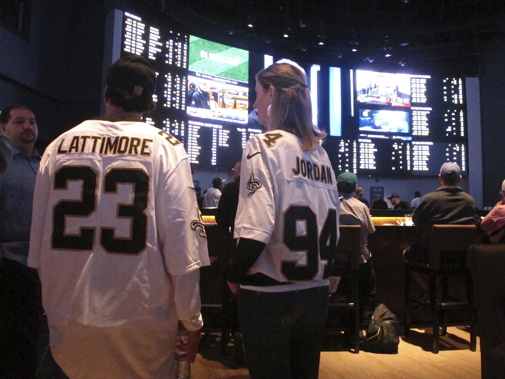 Customers at the Ocean Casino Resort in Atlantic City N.J. Photo / AP