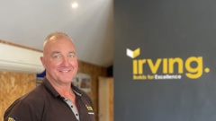 Builder Lance Irving considered collapsing his business due to the financial stress he faced in the construction sector - but sought help.