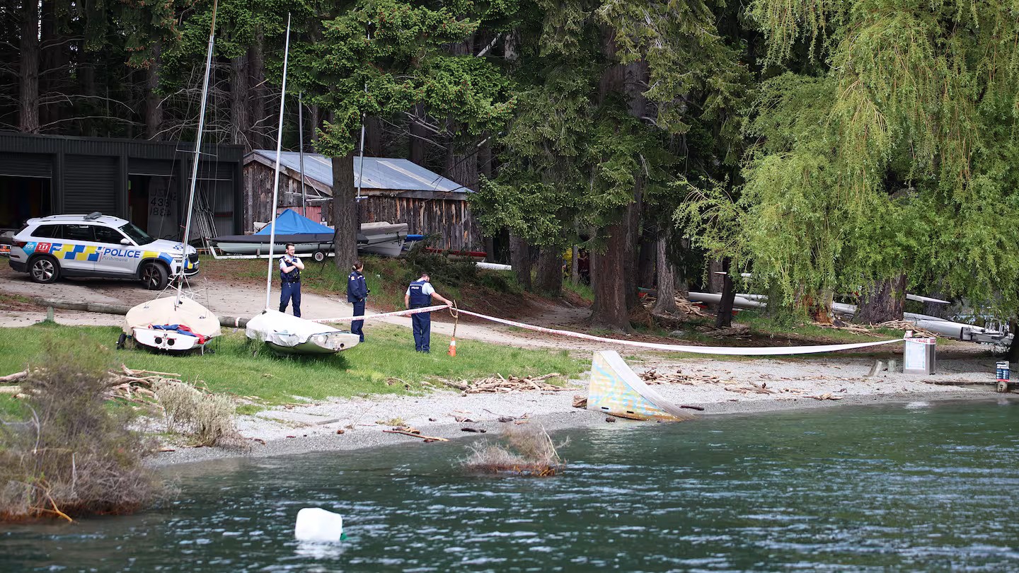 The vehicle was located abandoned and submerged in Lake Whakatipu about 2.30am.
