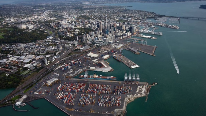 The Ports of Auckland's 77 hectares of waterfront is among the most valuable properties owned by Auckland Council. Photo / Brett Phibbs