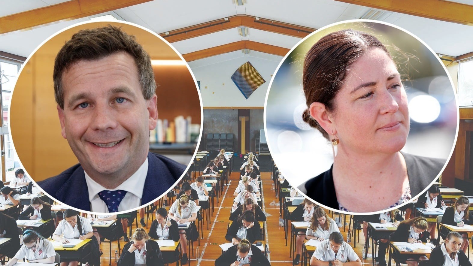 Associate Education Minister David Seymour [left inset] said he would sack Labour's Willow-Jean Prime [right inset] after she didn't initially respond to invitations from the Government to discuss NCEA changes.