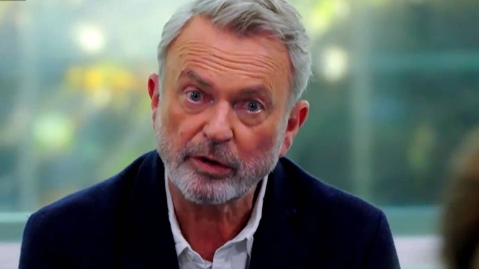 Sir Sam Neill has condemned the Government's planned Dunedin Hospital budget cuts. Photo / ABC, The Assembly