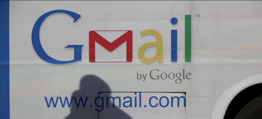Google founders Larry Page and Sergey Brin unveiled Gmail 20 years ago on April Fool's Day. Photo / AP