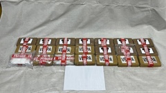 Twenty-one bricks of cocaine, branded “VESPA” and with a mouse logo, have been seized at the Port of Tauranga.