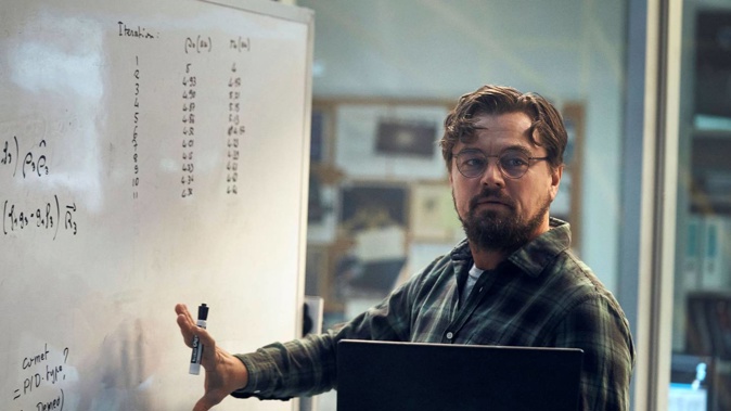 Leonardo DiCaprio in Netflix's "Don't Look Up." (Photo / AP)