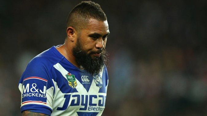 Frank Pritchard during a 2015 NRL semifinal. Photo / Getty