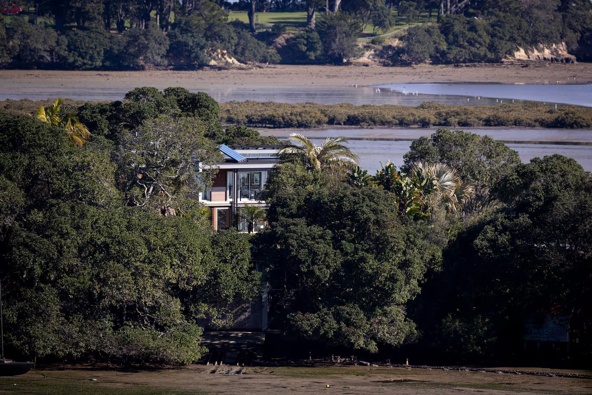 The Westmere property where a helicopter pad consent is sought. Photo / Dean Purcell