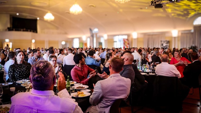 A crowd of more than 200 attended the awards dinner at Toitoi Events Centre in Hastings.