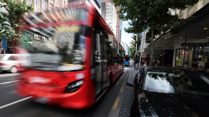 Auckland Transport data shows bus drivers were assaulted 51 times and verbally abused more than 120 times in 2023. Photo / RNZ / Diego Opatowski