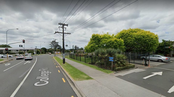 College Rd in Northcote, where the child was found. (Photo / Google)