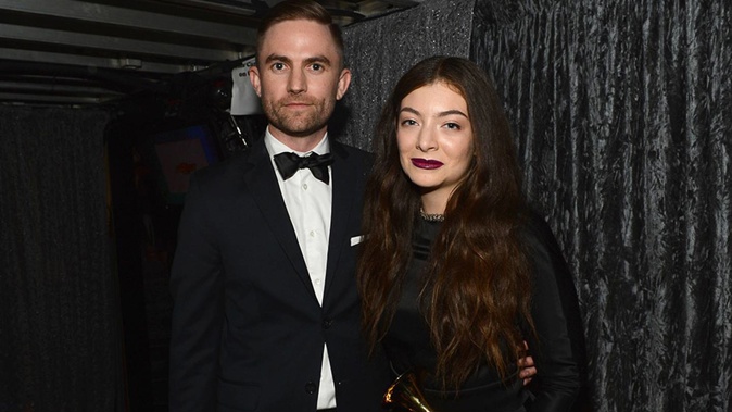 Joel Little and Lorde attend the 56th Grammy Awards in Los Angeles, California in 2014. (Photo / Getty Images)