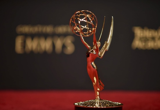 An Emmy statue. Photo / AP