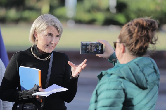 Former broadcaster Liz Gunn. Photo / Mark Mitchell