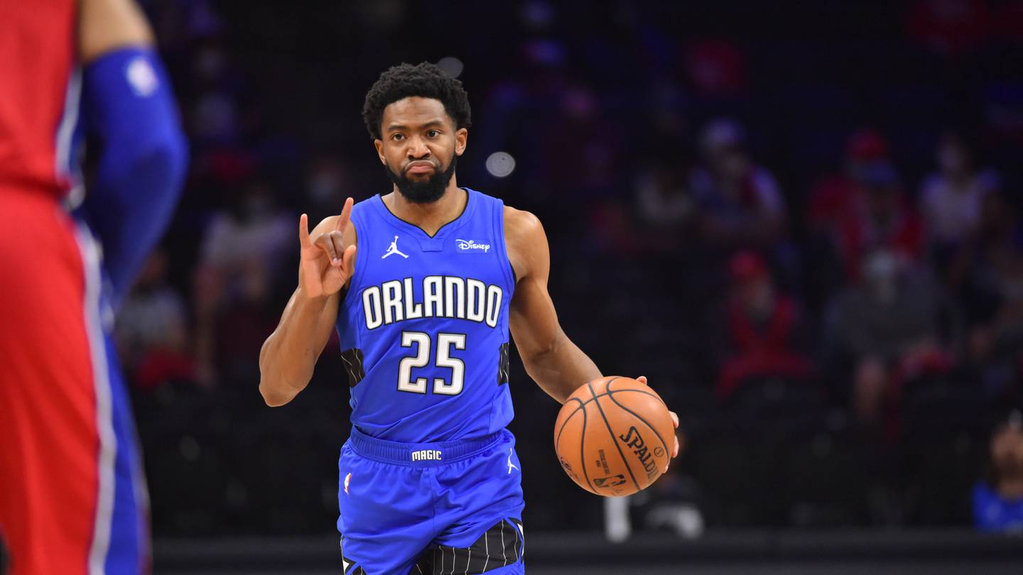 Chasson Randle played 41 games for the Orlando Magic in the 2020-21 NBA season. (Photo / Getty Images)