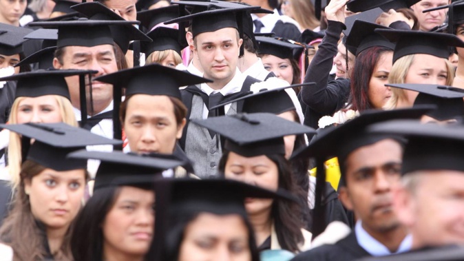 Ministry of Education figures showed universities’ course completion rates dropped from a high of 89 per cent in 2020. Photo / NZME