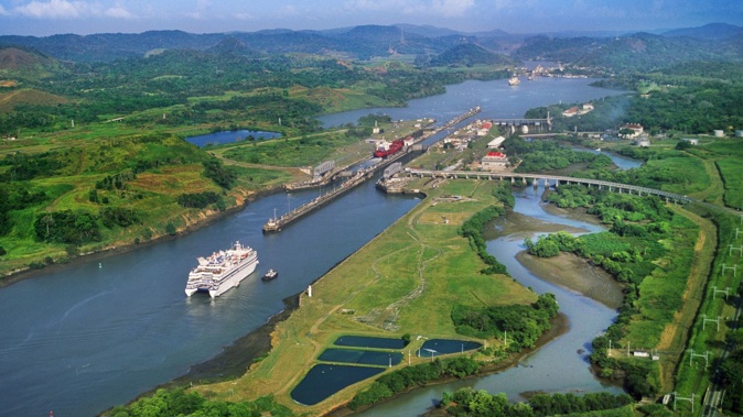 The Panama Canal is a vital conduit for shipping between the Pacific and Atlantic oceans. Gonzalo Azumendi/Stone RF/Getty Images