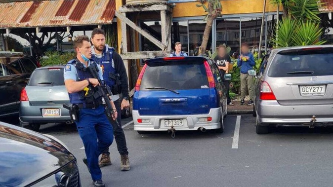 The shooting happened in Papakura near the District Court. Photo / Ben Fisher