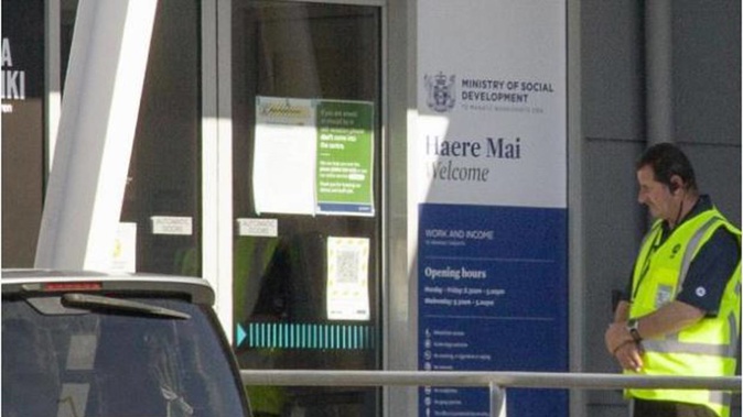 The Winz office in Sydenham was locked down after the staff member was attacked on Friday. (Photo / Geoff Sloan)