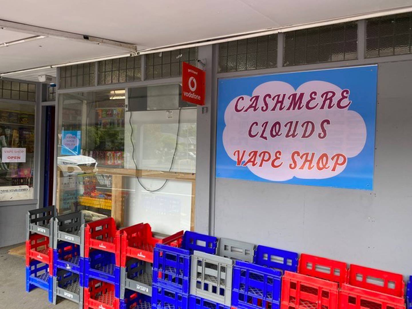 A Christchurch dairy has set up a vape shop inside the store premises.
