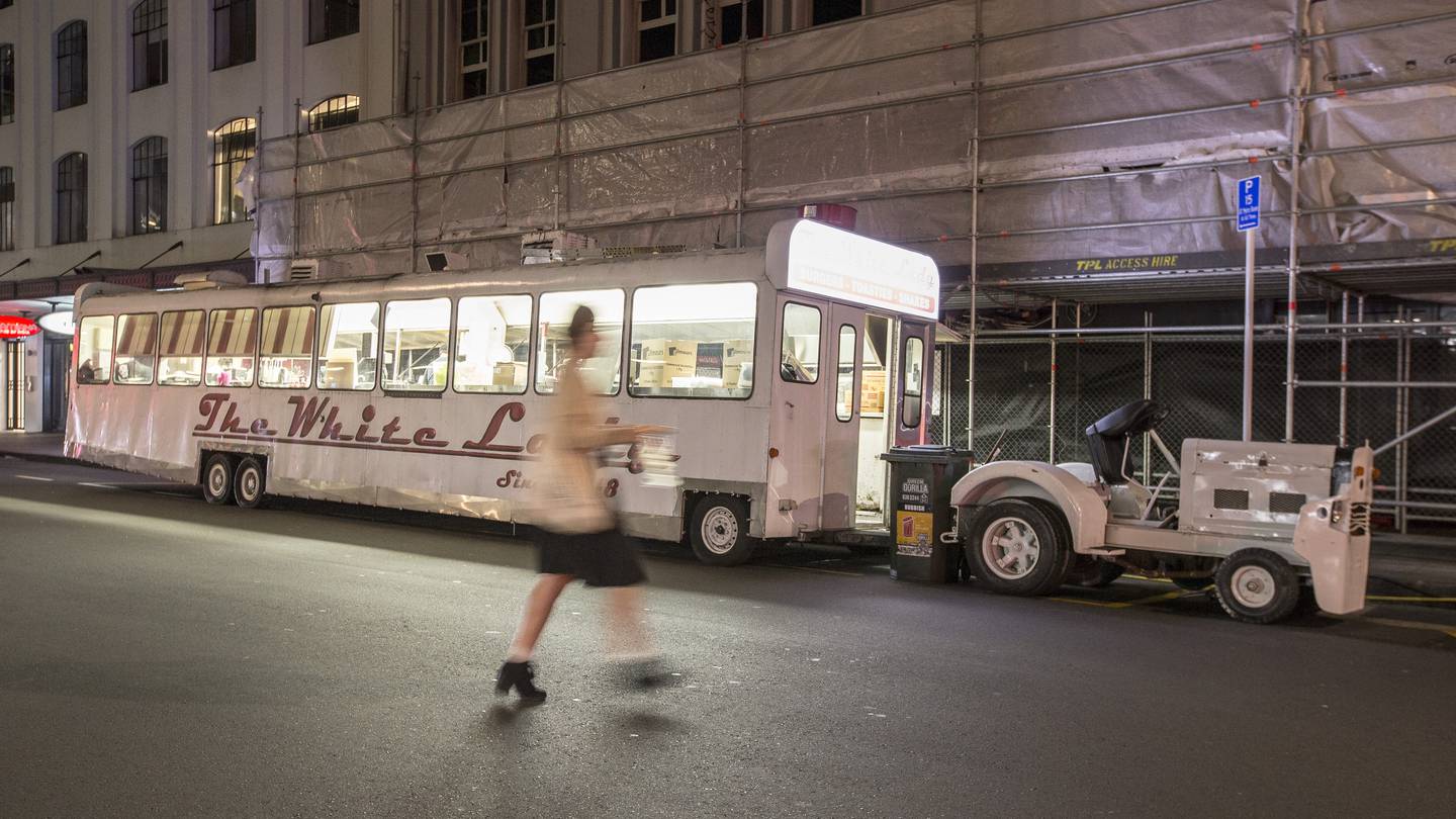 The White Lady mobile takeaway food outlet. Photo / Michael Craig