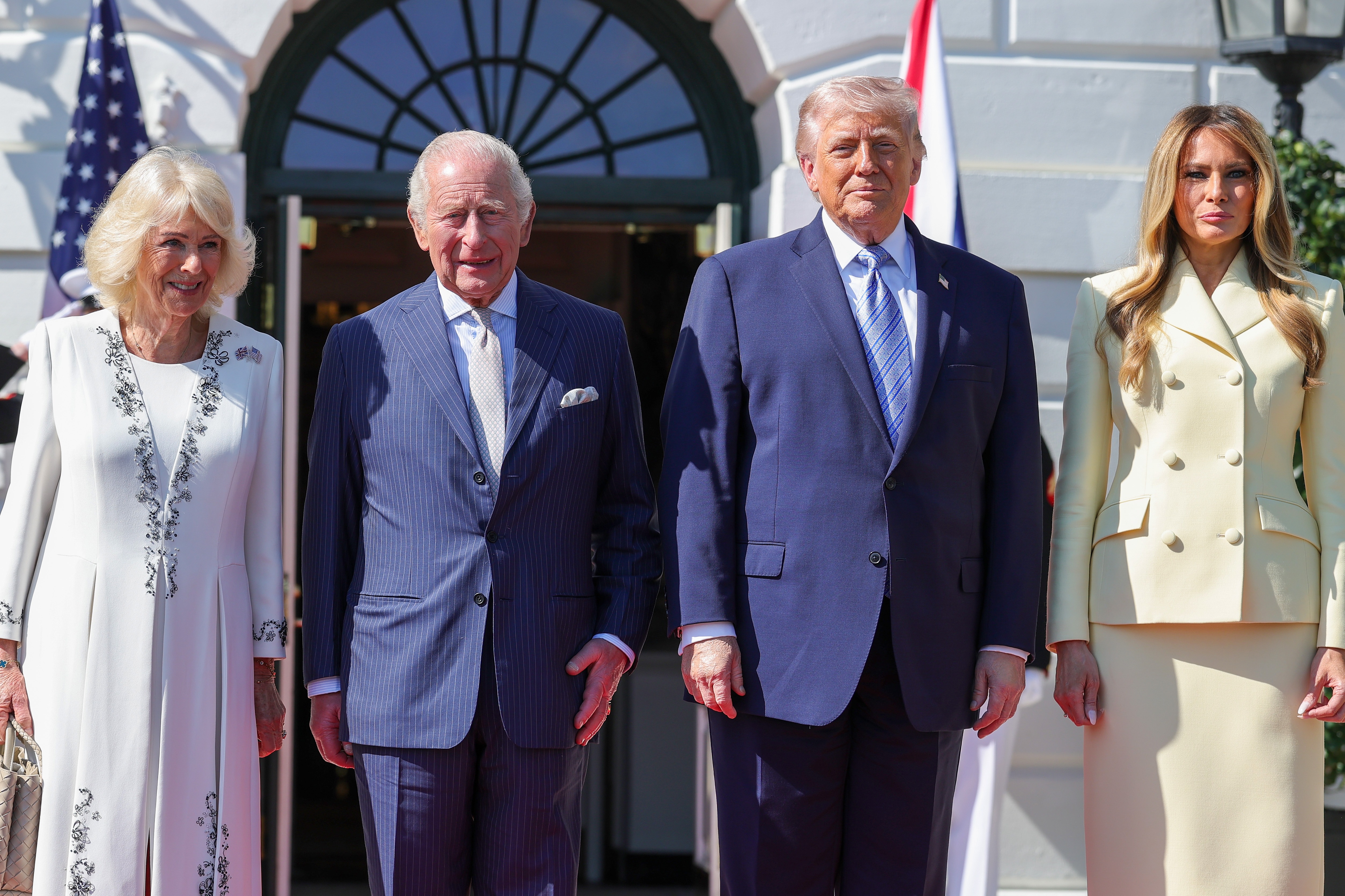 King Charles and Queen Camilla begin US visit with Trump