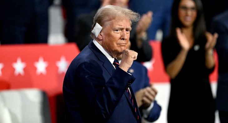 Former US President Donald Trump during the Republican National Convention. Photo / Getty Images