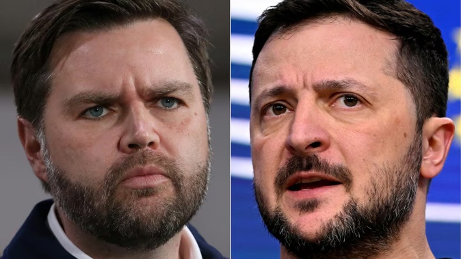 Ukrainian President Volodymyr Zelenskyy will meet US Vice-President JD Vance on February 14 at the Munich Security Conference. Photo / AFP