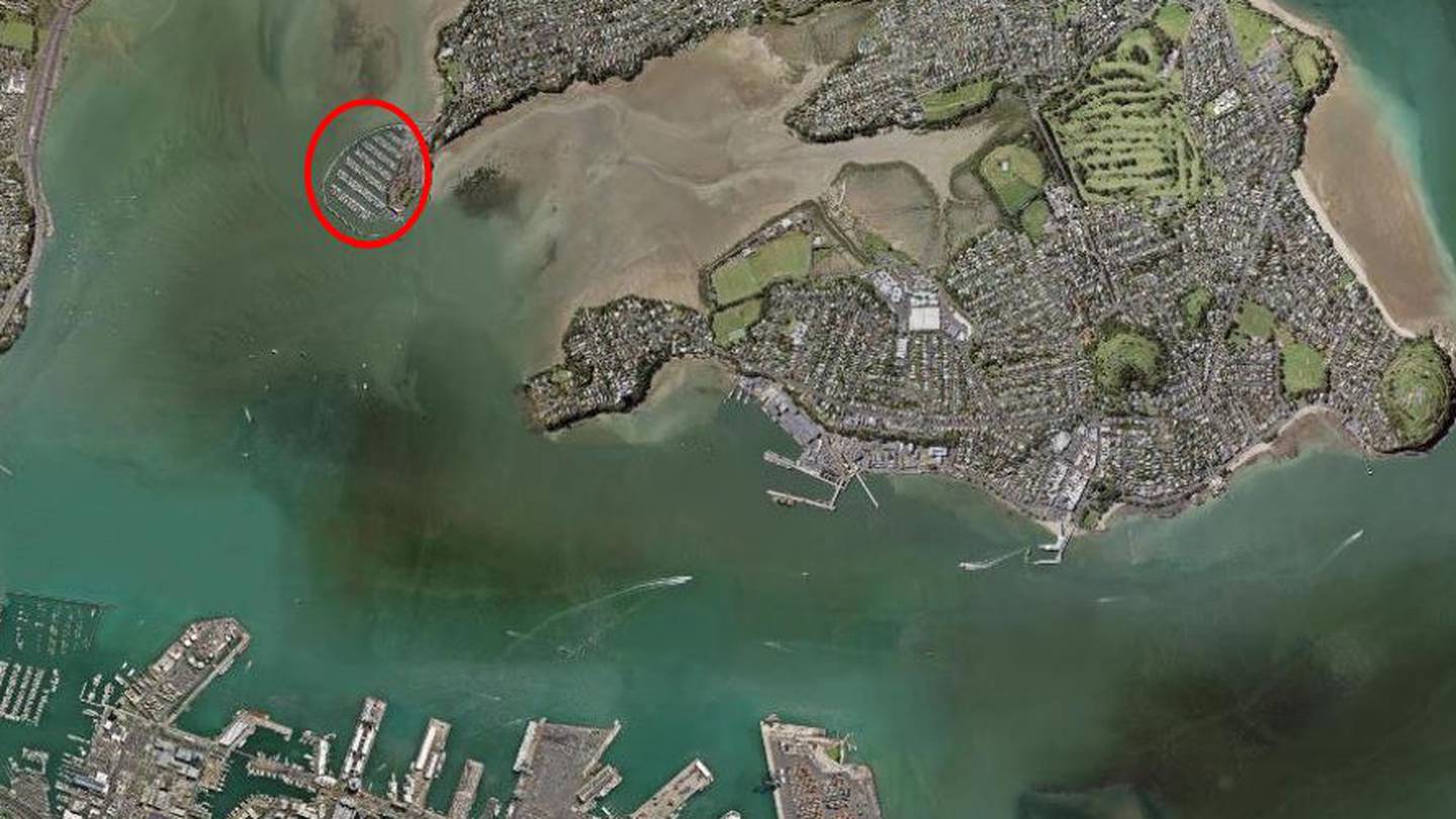 Bayswater Marina's location. Photo / supplied