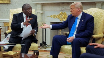 Watch: Trump accuses South Africa of genocide in tense Oval Office meeting