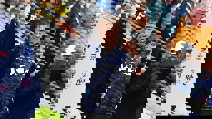 Jordie Barrett has been suspended for three weeks after being sent off in the Hurricanes' win over the Reds. Photo / Photosport