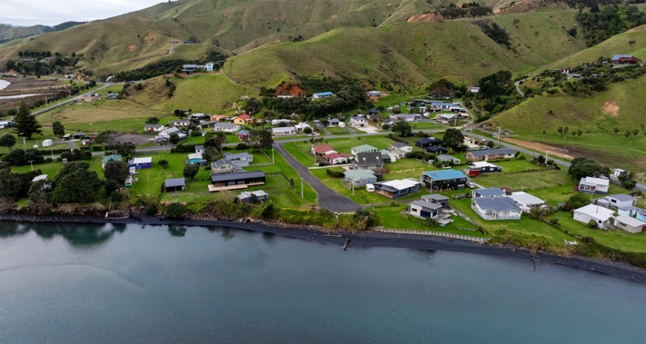 Scenes from Marokopa taken late yesterday as the search for Tom Phillips continues. Photo / NZME