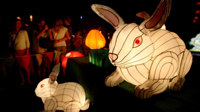 The lantern festival traditionally marks the close of the Lunar New Year Festival, which this year celebrates the Year of the Rabbit. Photo / Natalie Slade