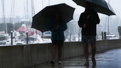 There is a threat of thunderstorms for Auckland and most of the North Island on Saturday. Photo / NZME
