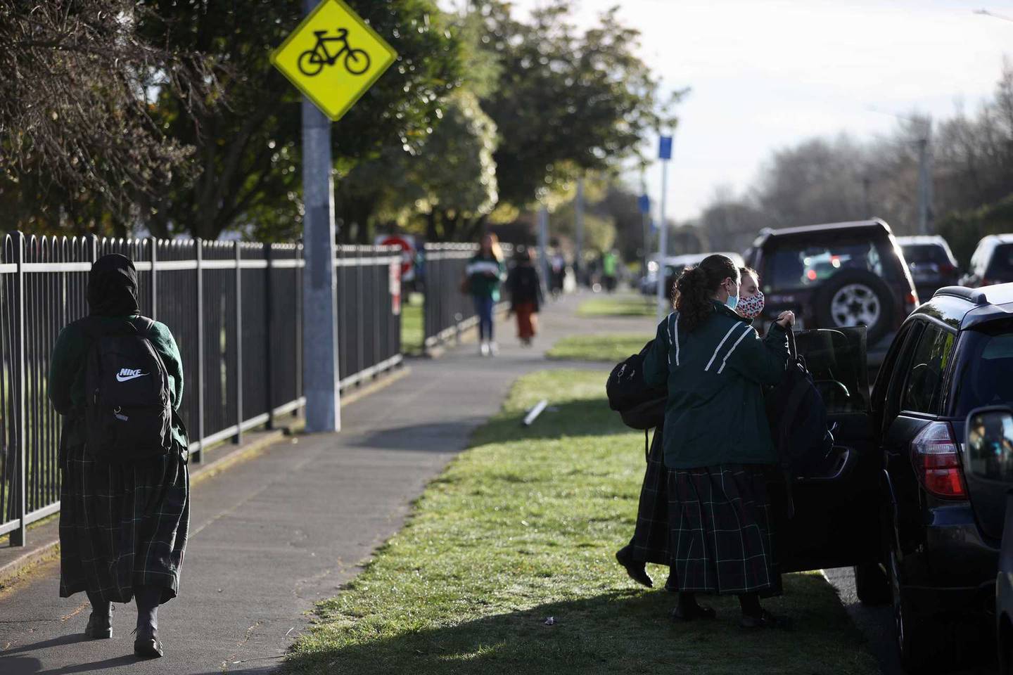 While home schooling and online learning continued for children in Auckland, students in Christchurch were able to get back to class. (Photo / George Heard)
