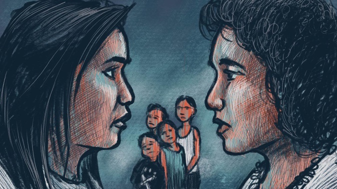 A mother-of-four wrongly accused of being an unfit mother by Oranga Tamariki has rejected an offer of $50,000 compensation. (Illustration / Andrew Louis)