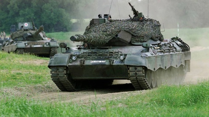 A Leopard 1 tank in Germany in 2000. Photo / AP file