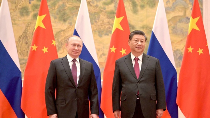 Russian President Vladimir Putin and China's President Xi Jinping have always been allies, but Putin may have crossed a line. Photo / Getty Images