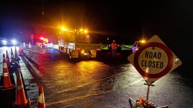 Three people died in a crash near Waiuku yesterday afternoon after a car left the road and ended up upside down in water. Photo / Mike Scott